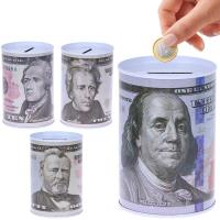 Opakowanie Skarbonka metalowa banknot dolar