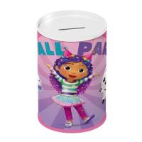 Skarbonka metalowa Koci domek Gabi 10x15cm. Wydawca: Diakakis. SmakLiter.pl Opakowanie Skarbonka metalowa Koci domek Gabi 10x15cm