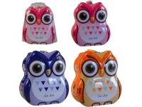 Opakowanie Skarbonka metalowa Sowa MIX