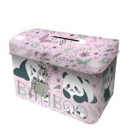 Opakowanie Skarbonka z kłódką Kuferek Panda