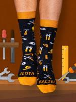 skarpety/ ZŁOTA RĄCZKA 41-46. Wydawca: Nadwyraz. SmakLiter.pl Opakowanie skarpety/ ZŁOTA RĄCZKA 41-46