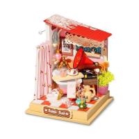 Opakowanie Składany Drewniany Model Mała Łazienka