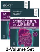 Okładka książki Sleisenger and Fordtran's Gastrointestinal and Liver Disease . Pathophysiology, Diagnosis, Management, 2 Volume Set