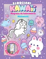 Słodziaki KAWAII. Magnesy do kolorowania. Autor: Korolkiewicz Elżbieta. SmakLiter.pl Okładka książki Słodziaki KAWAII. Magnesy do kolorowania