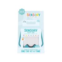 Opakowanie Słoik sensoryczny do napełnienia wodą niebieski