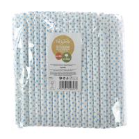 Słomki papierowe jumbo 10mm niebieskie 144szt. Wydawca: ARPEX. SmakLiter.pl Opakowanie Słomki papierowe jumbo 10mm niebieskie 144szt