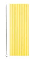 Opakowanie Słomki plastikowe żółte 23cm 12 szt