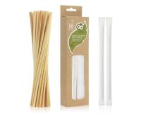 Opakowanie Słomki z pszenicy w papierku 5x200mm 50szt