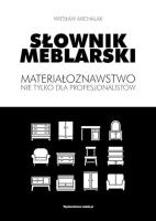 Okładka książki Słownik meblarski