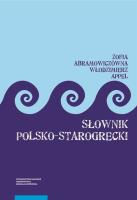 Okładka książki Słownik polsko-(staro)grecki