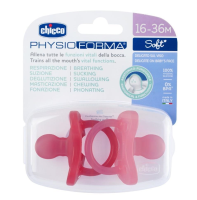 Opakowanie Smoczek uspokajający Soft różowy 2szt 16-36m