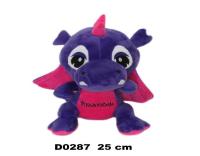 Opakowanie Smok ''Kraków'' fioletowy różowy 25cm