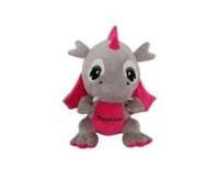 Opakowanie Smok ''Kraków'' szary różowy 15cm