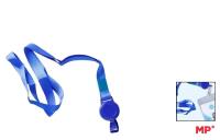 Opakowanie Smycz do identyfikatora niebieska (25szt)