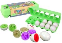 Sorter edu jaja dinozaura układanka 12szt. Wydawca: Leantoys. SmakLiter.pl Opakowanie Sorter edu jaja dinozaura układanka 12szt