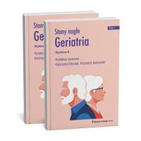 Stany nagłe Geriatria Tom 1-2. Autor: dr n. med. Katarzyny Broczek, dr n. med. Krzysztofa Jankowski. SmakLiter.pl Okładka książki Stany nagłe Geriatria Tom 1-2