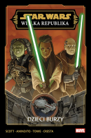 Star Wars. Wielka Republika. Dzieci Burzy. Tom 1. Autor: Cavan Scott, Ario Anindito, Jim Towe, Marika Cresta. SmakLiter.pl Okładka książki Star Wars. Wielka Republika. Dzieci Burzy. Tom 1