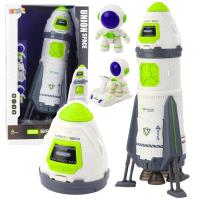 Statek kosmiczny z astronautami światło dżwięk. Wydawca: Leantoys. SmakLiter.pl Opakowanie Statek kosmiczny z astronautami światło dżwięk