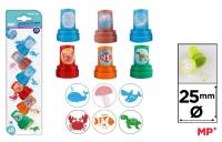 Opakowanie Stempelki dla dzieci morskie zwierzęta 6szt