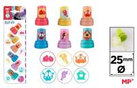 Opakowanie Stempelki dla dzieci Ptaki 6szt