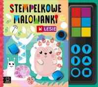 Okładka książki Stempelkowe malowanki. W lesie