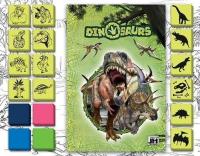 Stemple Dinozaury. Wydawca: Jiri Models. SmakLiter.pl Opakowanie Stemple Dinozaury