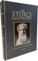 Stoics Illustrated wer. angielska. Autor: Paul Scade. SmakLiter.pl Okładka książki Stoics Illustrated wer. angielska