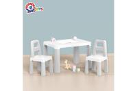 Opakowanie Stół dziecięcy biały z dwoma krzesełkami