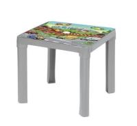 Opakowanie Stolik plastikowy pastel szary