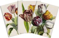 Opakowanie Stone 503 Zestaw 3 notatników A6 - tulipany