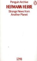 Strange News from Another Planet. Autor: Hermann Hesse. SmakLiter.pl Okładka książki Strange News from Another Planet