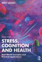 Stress, Cognition and Health. Autor: Cassidy Tony. SmakLiter.pl Okładka książki Stress, Cognition and Health