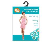 Opakowanie Strój dla dorosłych Flapper Różowa rozm. M