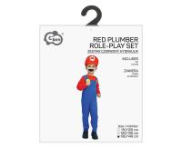 Opakowanie Strój dla dzieci Czerwony hydraulik 130/140cm