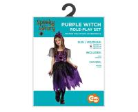Strój dla dzieci Fioletowa Czarownica rozm.120/130. Wydawca: GODAN. SmakLiter.pl Opakowanie Strój dla dzieci Fioletowa Czarownica rozm.120/130