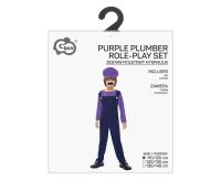 Opakowanie Strój dla dzieci Fioletowy hydraulik 110/120cm