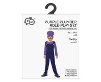 Opakowanie Strój dla dzieci Fioletowy hydraulik 130/140cm