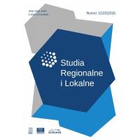 Okładka książki Studia Regionalne i Lokalne 1/2026