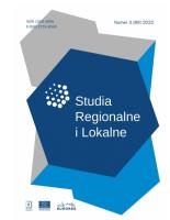 Okładka książki Studia Regionalne i Lokalne 3/2022