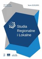 Okładka książki Studia Regionalne i Lokalne 3/2025