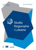 Okładka książki Studia Regionalne i Lokalne 4/2023