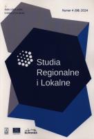 Opakowanie Studia Regionalne i Lokalne 4/2024 (98)