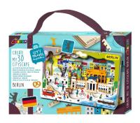Stwórz pejzaż miejski Berlin - puzzle drewniane 3D. Wydawca: AVENIR. SmakLiter.pl Opakowanie Stwórz pejzaż miejski Berlin - puzzle drewniane 3D