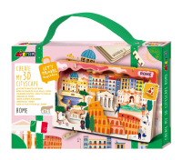 Stwórz pejzaż miejski Rzym - puzzle drewniane 3D. Wydawca: AVENIR. SmakLiter.pl Opakowanie Stwórz pejzaż miejski Rzym - puzzle drewniane 3D