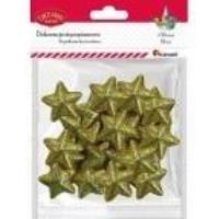 Styropianowe gwiazdki 30x28mm złote 18szt. Wydawca: Titanum. SmakLiter.pl Opakowanie Styropianowe gwiazdki 30x28mm złote 18szt