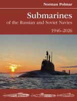 Okładka książki Submarines of the Russian and Soviet Navies 1946-2026