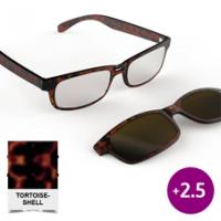 Opakowanie Sun Readers Okulary przeciwsłoneczne brąz +2.5