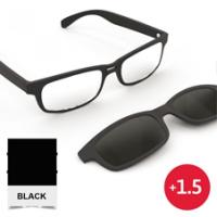 Opakowanie Sun Readers Okulary przeciwsłoneczne czarne +1.5