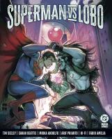 Superman kontra Lobo. Autor: Andolfo Mirka, Seeley Tim, Sarah Beattie, Arif Prianto. SmakLiter.pl Okładka książki Superman kontra Lobo
