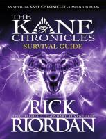 Okładka książki Survival Guide. The Kane Chronicles wer. angielska